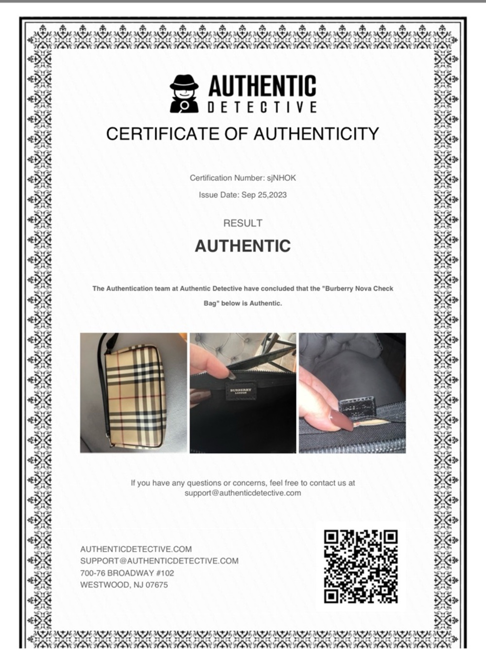 Burberry London mini Pochette - Picture 5 of 5